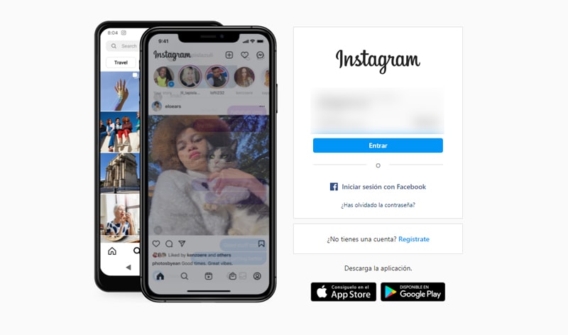 cambiar la clave de Instagram desde la web paso1