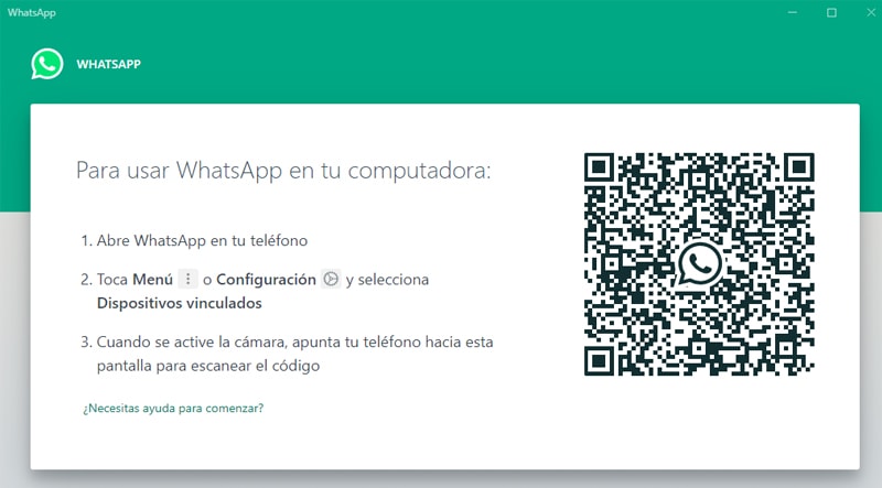 configurar WhatsApp