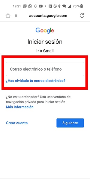 iniciar sesion gmail 3